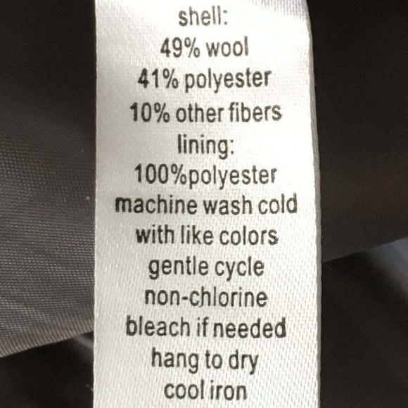 DE COLLECTION Wool Blend Pencil Skirt LARGE - Picture 13 of 13